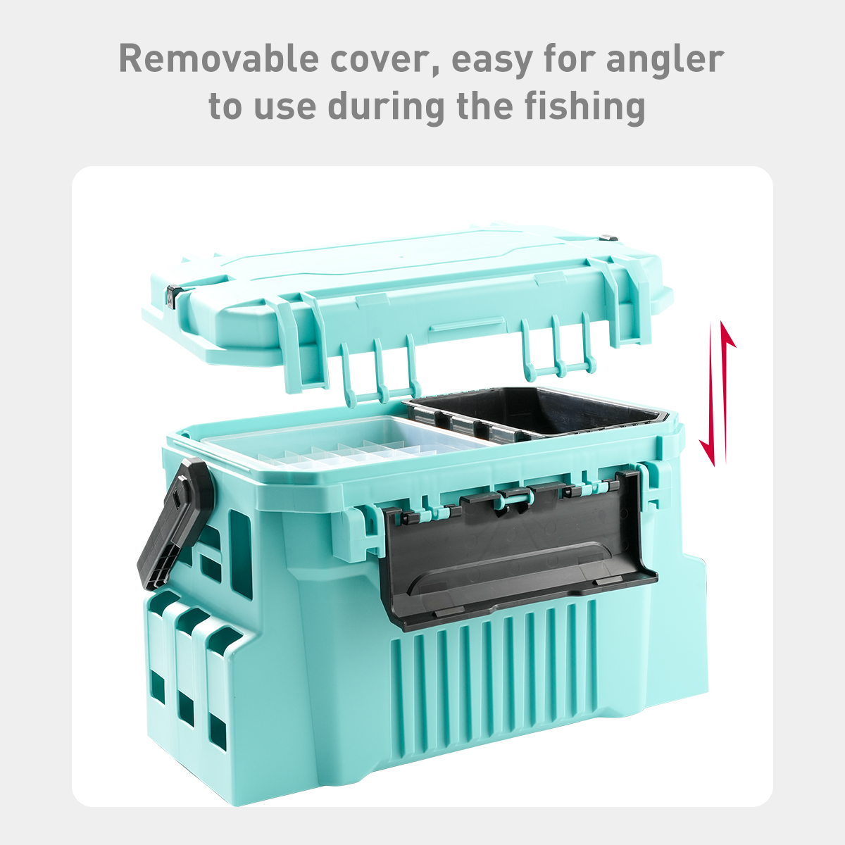20L olta takımı kutusu egi kut - Fishing Kayak Crate incelemesi ve fiyatı